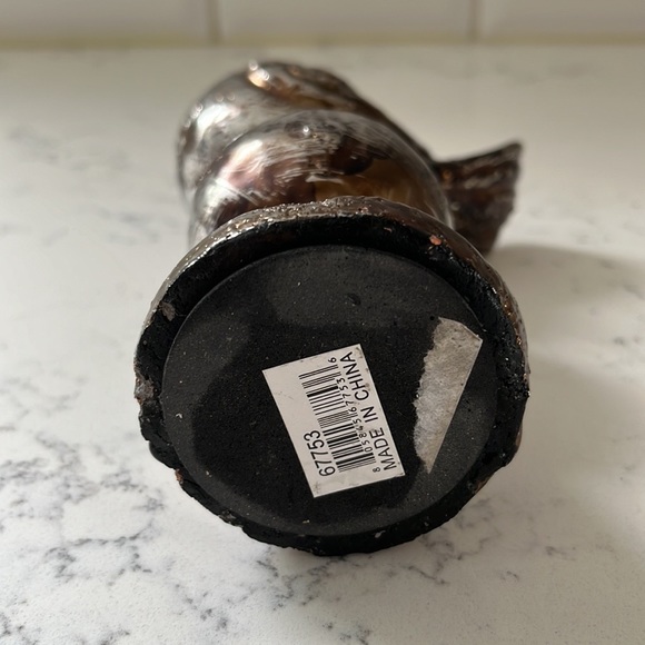 Ceramic metallic color brown color decorative bird - Picture 11 of 11